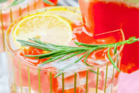 Spiked Watermelon Rosemary Lemonade