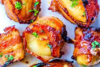 Sweet and Savory Brown Sugar Bacon Wrapped Scallops