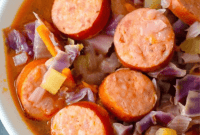 Hearty Cabbage and Sausage Soup