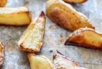 Golden Crispy Potato Wedges