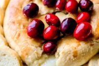 Gooey Cranberry Apricot Brie