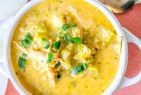 Creamy Chicken Broccoli Cheese Soup