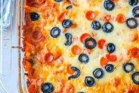 Ultimate Cheesy Pizza Bake