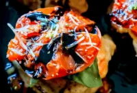 One Pan Cheesy Caprese Chicken