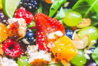 Sweet and Savory Chicken Fruit Salad with Poppyseed Dressing