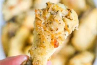 Slow Cooked Garlic Parmesan Wings