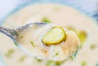 Zesty Keto Pickle Soup