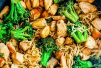 Homemade Teriyaki Chicken Noodles