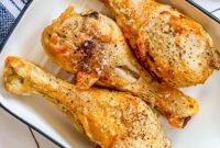 Crispy Baked Chicken Legs