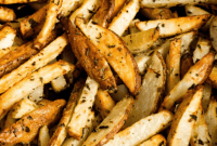 Zesty Lemon Garlic Air Fryer French Fries