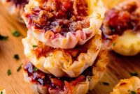 Bacon Raspberry Cheese Treats