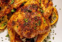 Golden Crispy Air Fryer Cornish Hen