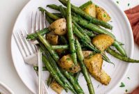 Savory Herb Roasted Green Beans and Potatoes