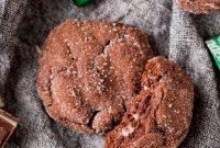Andes Mint Lava Cookies