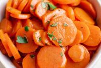 Sweet Brown Sugar Glazed Carrots