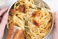 Asparagus Carbonara with Roasted Flair