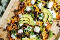 Sheet Pan Sweet Potato Nachos