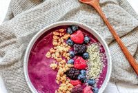 Triple Berry Smoothie Bowls