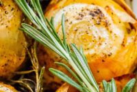 Sweet and Tender Whole Roasted Onions