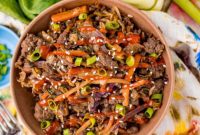 Simple Keto Egg Roll Bowl