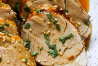 Best Baked Teriyaki Pork Tenderloin