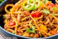 Quick and Delicious Taco Spaghetti