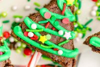 Festive Fudgy Evergreen Brownies