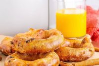 Homemade Air Fryer Cinnamon Raisin Bagels