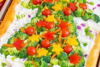 Effortless Holiday Veggie Pizza