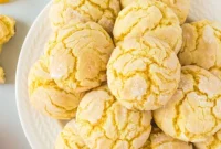 Zesty Lemon Crinkle Cookies