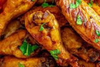 Smoky Tinga Slow Cooker Wings