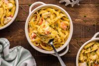 Instant Pot Creamy Lobster Brie Pasta