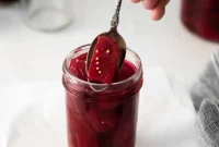 Swiftly Pickled Apple Cider Beets