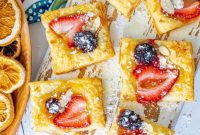 Bright Lemon Berry Tarts