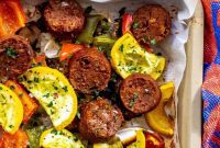 One-Pan Vegan Chorizo Veggie Bake