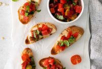 Vibrant Caprese Toasts