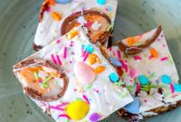 Rocky Road Bars: Cadbury Creme Egg Edition