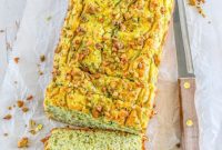 Keto Zucchini Pistachio Loaf