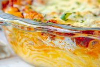 Comforting Cheesy Spaghetti Bake