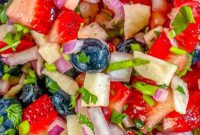 Red White Blue Fruit Salsa