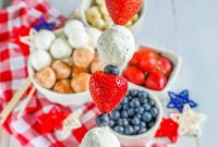 Red, White, and Blue Dessert Skewers