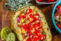 Sunshine Pineapple Strawberry Salsa