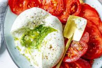 Burrata Bursting with Pesto