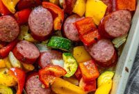 Easy Kielbasa Sheet Pan Dinner