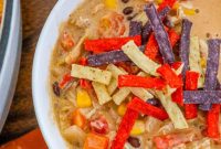 Velvety Chicken Taco Soup