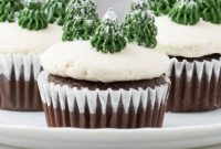 Frosted Peppermint Chocolate Cupcakes