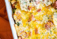 Hearty Broccoli Cauliflower Sausage Bake
