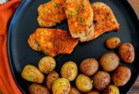 Zesty Ranch Pork Chops and Roasted Potatoes