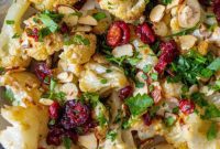 Golden Tahini Roasted Cauliflower