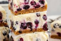 Blueberry Dream Cheesecake Bars